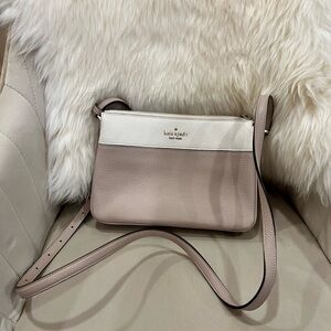 Kate Spade Blush and Cream Crossbody Bag